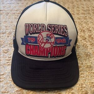World Series ChampionsYankees 1996 Cap- with Baby Ruth pin